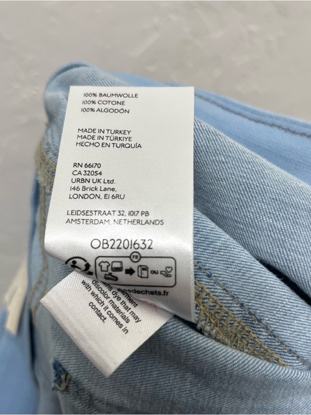 NWT We The Free 32 Blue Penny Pull On Mid Rise Flare Jeans - Picture 9 of 9